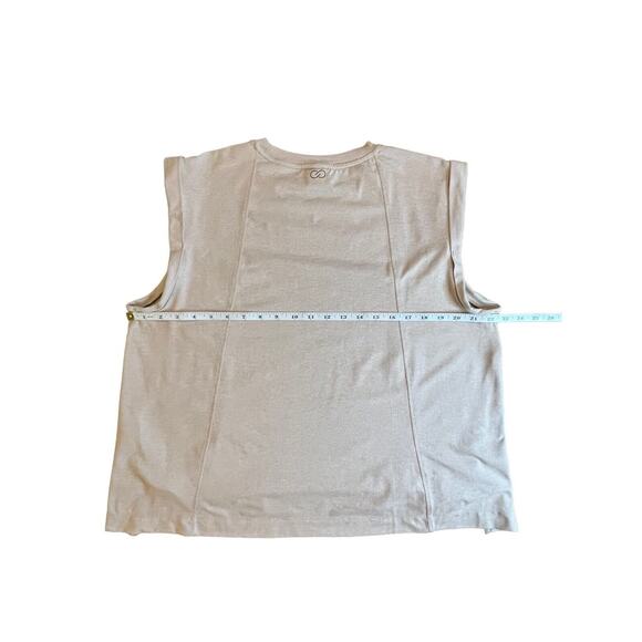 Calia by Carrie Underwood Women XXL Activewear Top Large Tank Slit Hem Crew Neck - Picture 3 of 7